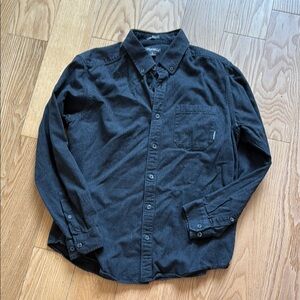 Men's Charcoal Flannel Shirt